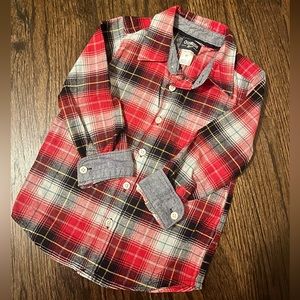 OshKosh B’gosh Plaid Button-Front Shirt